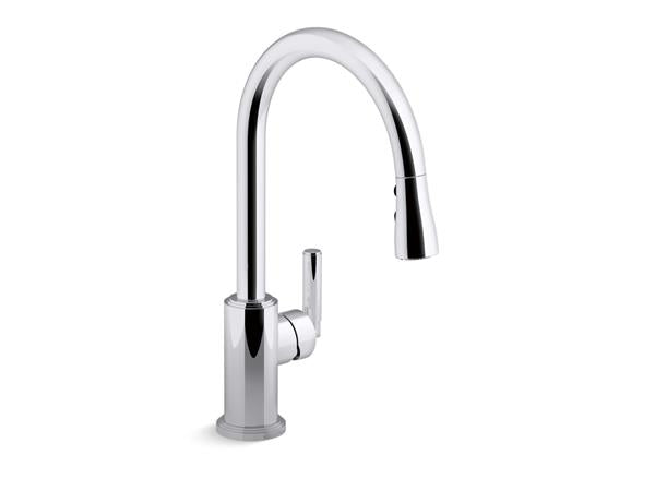 Kallista - Vir Stil Minimal Pull-Down Kitchen Faucet