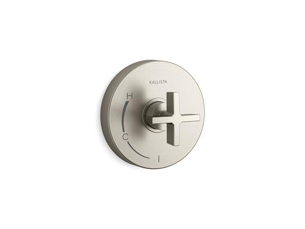 Kallista - One Pressure Balance Trim, Cross Handle
