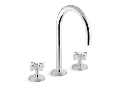 Kallista - One Sink Faucet, Gooseneck Spout, Cross Handles