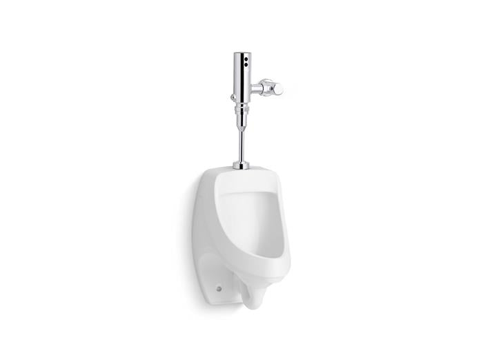 Kohler - Dexter Antimicrobial Urinal With Mach Tripoint Touchless Dc 0.125 Gpf Flushometer