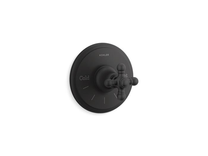 Kohler - Artifacts Thermostatic Valve Trim, Cross Handle