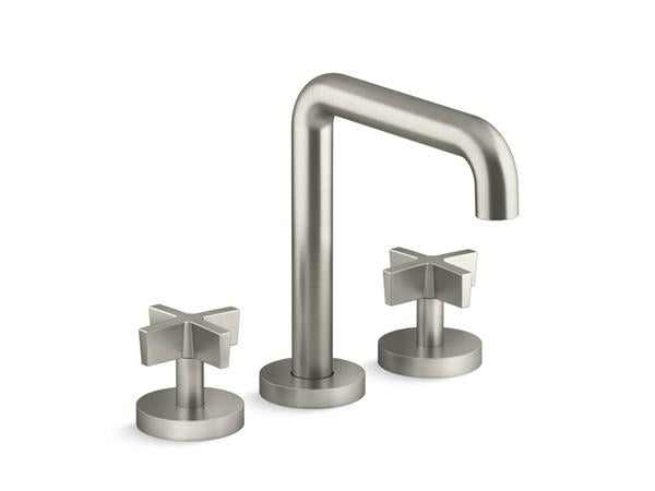 Kallista - One Deck-Mount Bath Faucet, Tall Spout, Cross Handles