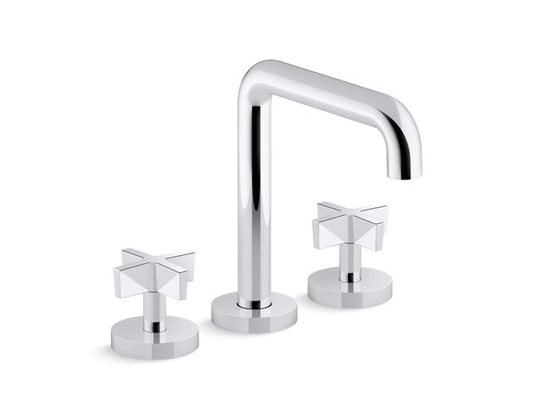 Kallista - One Deck-Mount Bath Faucet, Tall Spout, Cross Handles