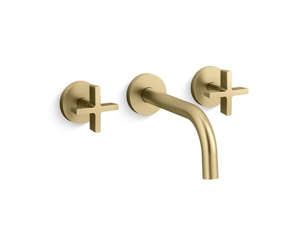 Kallista - One Wall-Mount Sink Faucet, Cross Handles