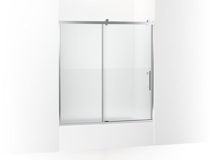 Kohler - Rely 3/8 Bath Door 62.5X60 Hdl