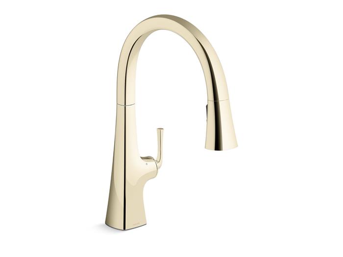 Kohler - Graze Touchless Pull-Down Kitchen Faucet With Kohler Konnect