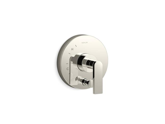 Kohler - Composed Rite-Temp Valve Trim With Push-Button Diverter And Lever Handle