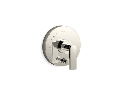 Kohler - Composed Rite-Temp Valve Trim With Push-Button Diverter And Lever Handle