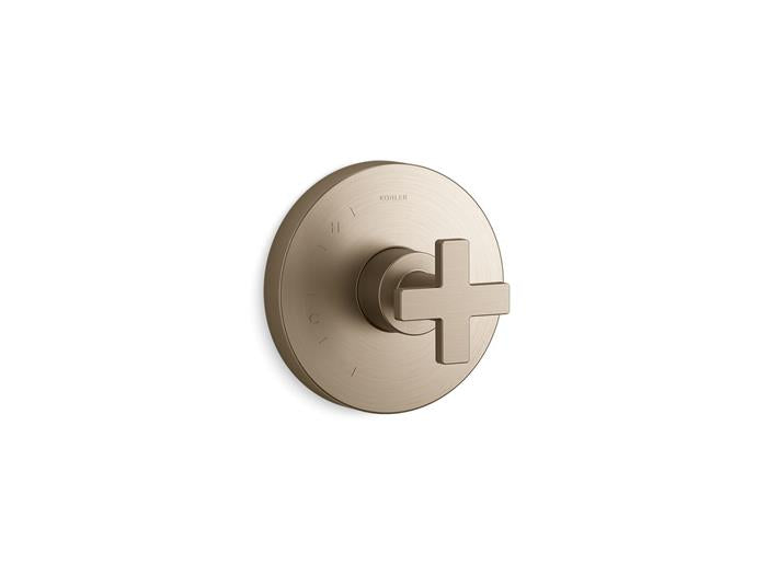 Kohler - Composed Rite-Temp Valve Trim With Cross Handle