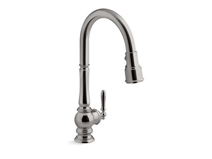 Kohler - Artifacts Touchless Pull-Down Kitchen Sink Faucet With Three-Function Sprayhead