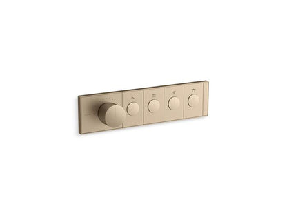 Kohler - Anthem Four-Outlet Recessed Mechanical Thermostatic Valve Control