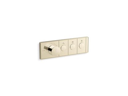 Kohler - Anthem Three-Outlet Recessed Mechanical Thermostatic Valve Control