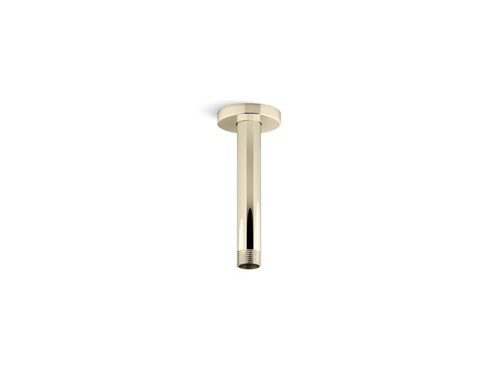 Kohler - Statement 6 Inch Ceiling-Mount Single-Function Rainhead Arm And Flange
