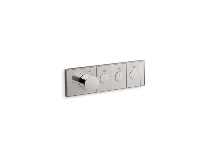 Kohler - Anthem Three-Outlet Recessed Mechanical Thermostatic Valve Control