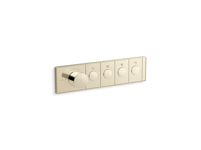Kohler - Anthem Four-Outlet Recessed Mechanical Thermostatic Valve Control