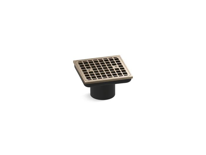 Kohler - Square Brass Tile-In Shower Drain (Drain Body Not Included)