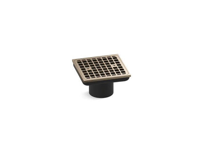 Kohler - Square Brass Tile-In Shower Drain (Drain Body Not Included)