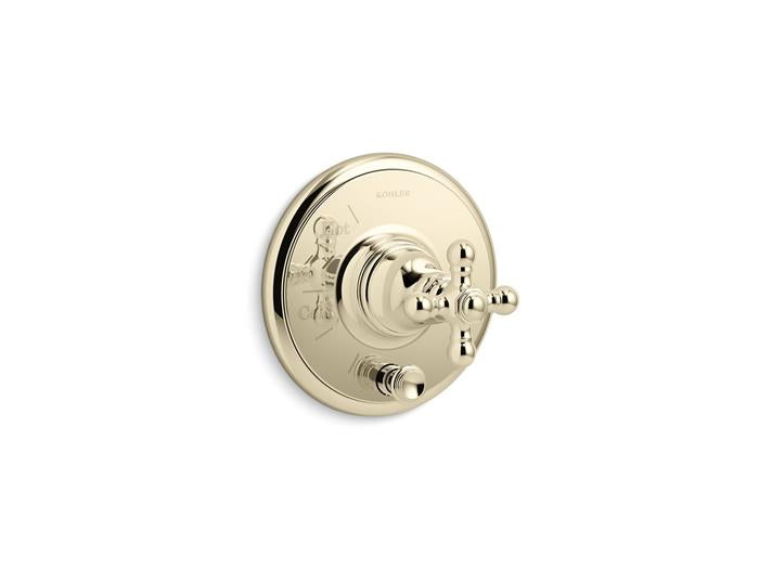 Kohler - Artifactsrite-Temp Valve Trim With Diverter,Cross
