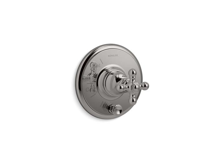Kohler - Artifactsrite-Temp Valve Trim With Diverter,Cross