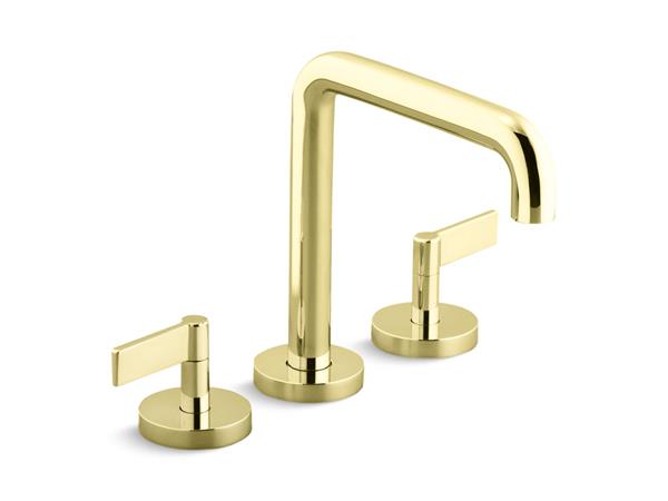 Kallista - One Deck-Mount Bath Faucet, Tall Spout, Lever Handles