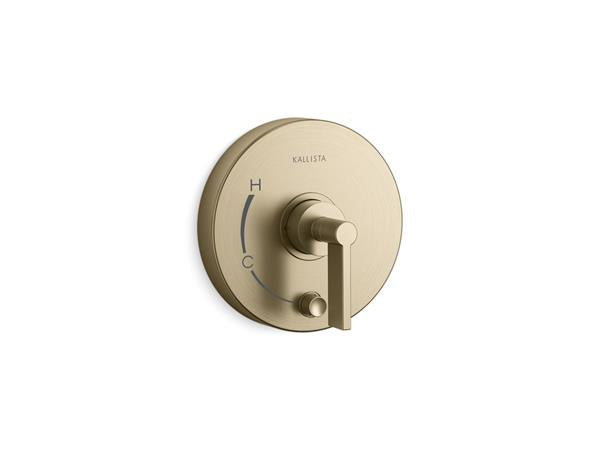 Kallista - One Pressure Balance with Diverter Trim, Lever Handle