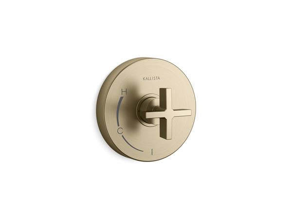 Kallista - One Pressure Balance Trim, Cross Handle