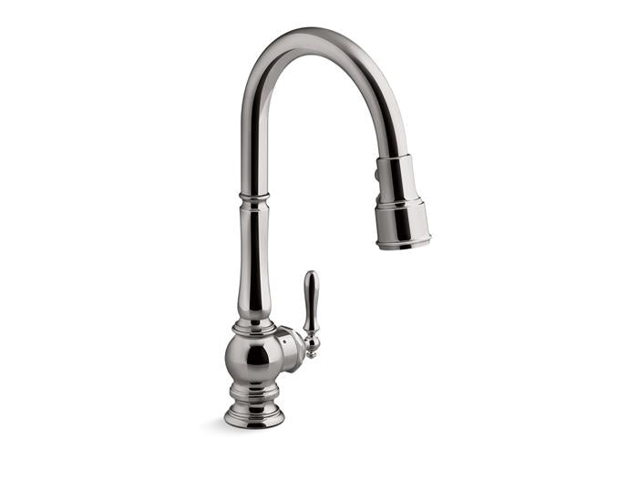 Kohler - Artifacts Touchless Pull-Down Kitchen Sink Faucet With Three-Function Sprayhead With Konnect
