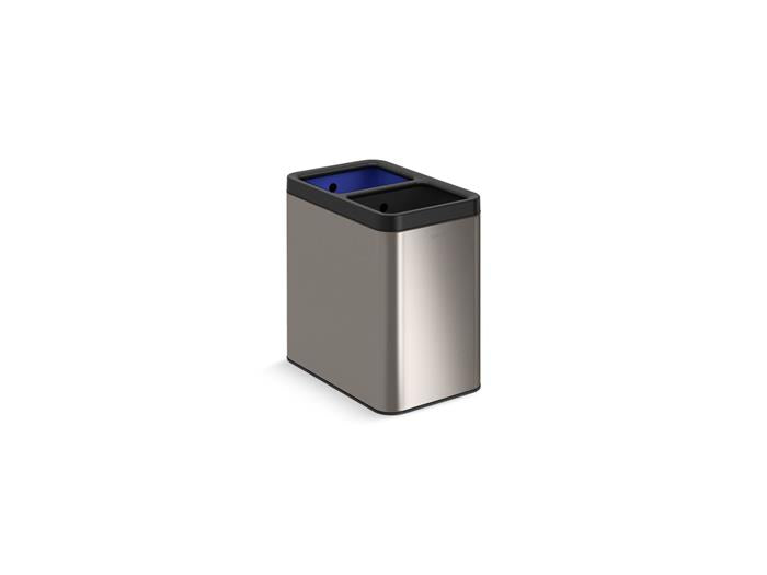 Kohler - 22L Dual Bin Open Top Trash Can