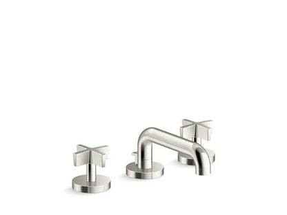 Kallista - One Widespread Sink Faucet, Low Spout, Lift Rod