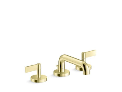 Kallista - One Widespread Sink Faucet, Low Spout, Lift Rod