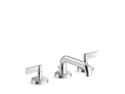 Kallista - One Widespread Sink Faucet, Low Spout, Lift Rod