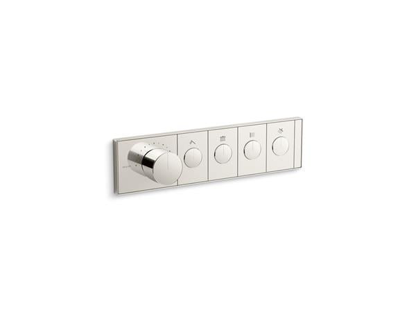 Kallista - 4-Outlet Trim Push Button Mechanical Thermostatic Control