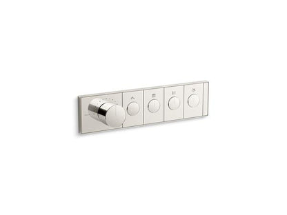 Kallista - 4-Outlet Trim Push Button Mechanical Thermostatic Control