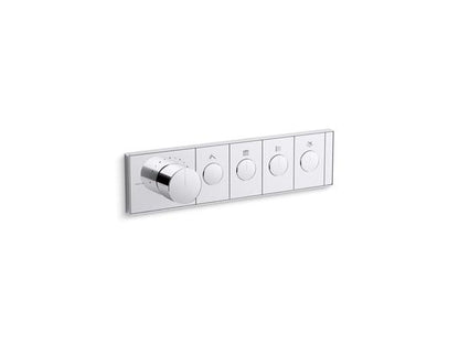 Kallista - 4-Outlet Trim Push Button Mechanical Thermostatic Control