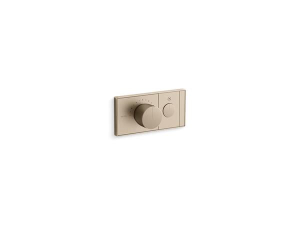 Kallista - 1-Outlet Trim Push Button Mechanical Thermostatic Control