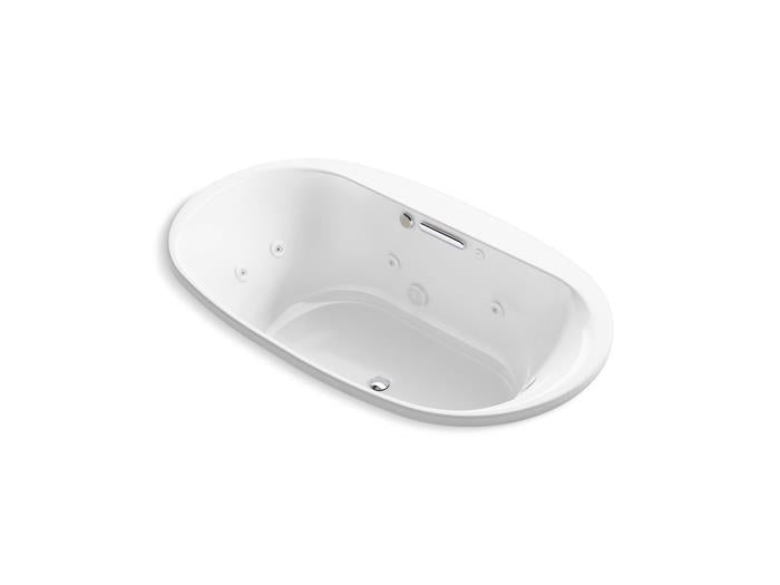 Kohler - Underscore 71-1/2 X 41-1/2 Inch Drop-In Heated Bubblemassage Air Bath With Whirlpool