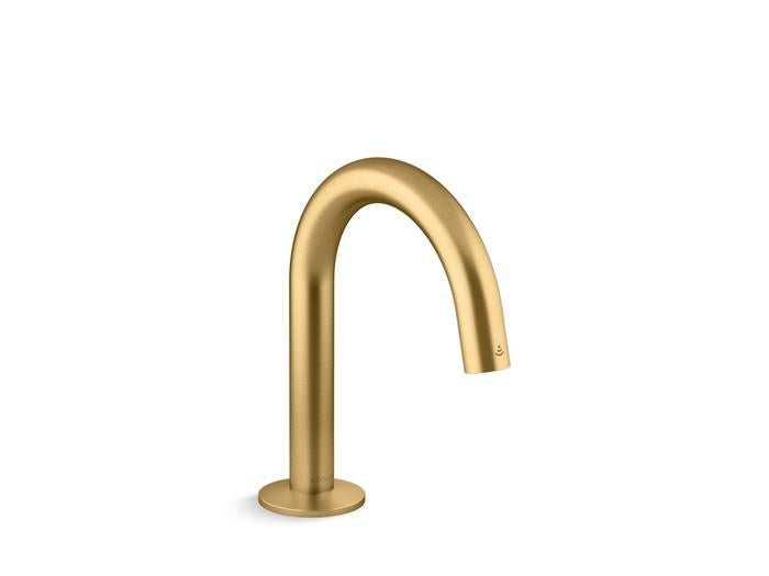 Kohler - Components Touchless Single-Hole Lavatory Faucet With Kinesis Sensor Technology, Tube Design, 0.5 Gpm