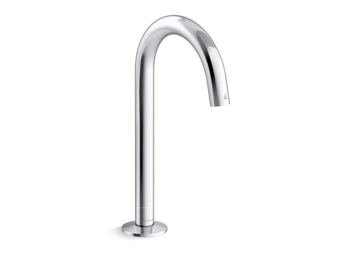 Kohler - Components Touchless Lavatory Faucet With Kinesis Sensor Technology, Tube Design, Dc-Powered, 0.5 Gpm