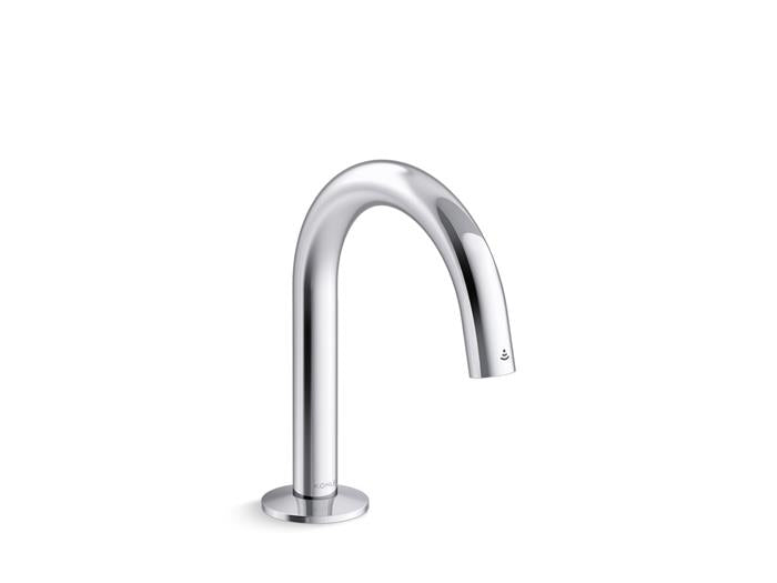 Kohler - Components Touchless Lavatory Faucet With Kinesis Sensor Technology, Tube Design, Dc-Powered, 0.5 Gpm
