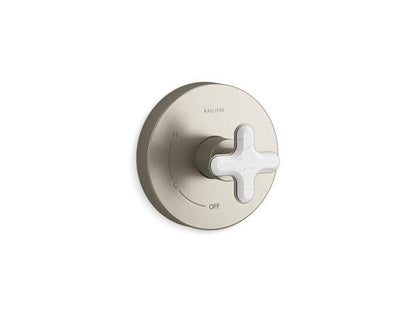 Kallista - 002 Pressure Balance Trim White Carrera