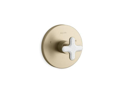 Kallista - 002 Thermostatic Trim White Carrera