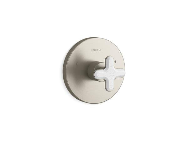 Kallista - 002 Thermostatic Trim White Carrera