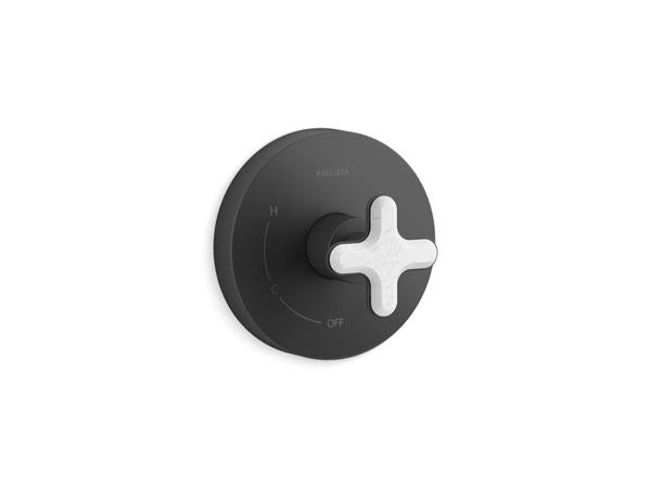 Kallista - 002 Pressure Balance Trim White Carrera