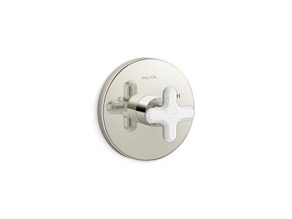 Kallista - 002 Thermostatic Trim White Carrera