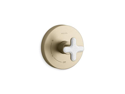 Kallista - 002 Pressure Balance Trim White Carrera