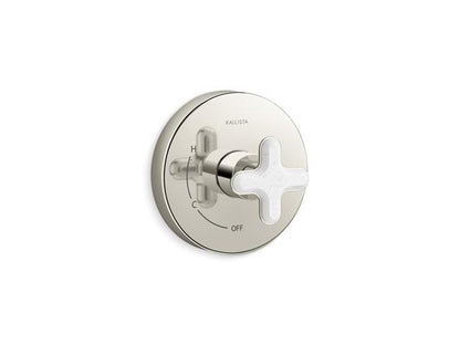 Kallista - 002 Pressure Balance Trim White Carrera