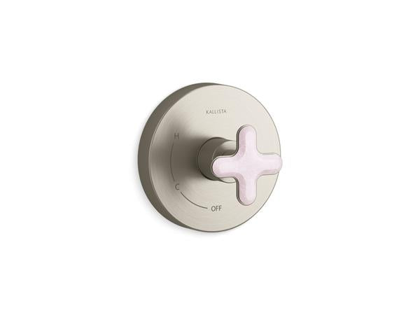 Kallista - 002 Pressure Balance Trim Rose Quartz