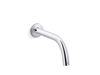 Kohler - Components Touchless Wall-Mount Lavatory Faucet With Kinesis Sensor Technology, Tube Design, Ac-Powered, 0.5 Gpm