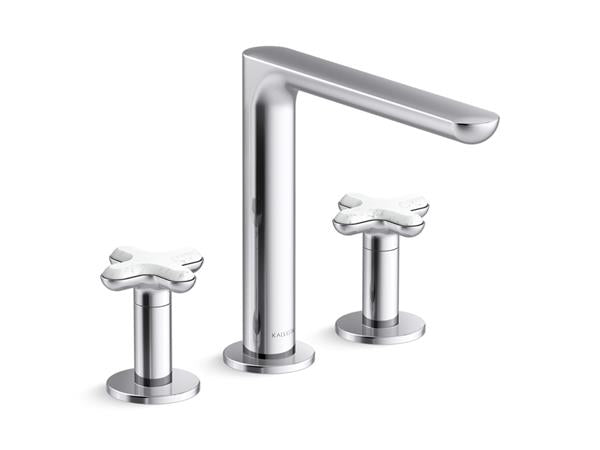 Kallista - 002 Deck Mount Bath Faucet White Carrera