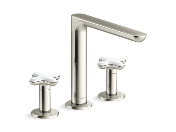 Kallista - 002 Deck Mount Bath Faucet White Carrera